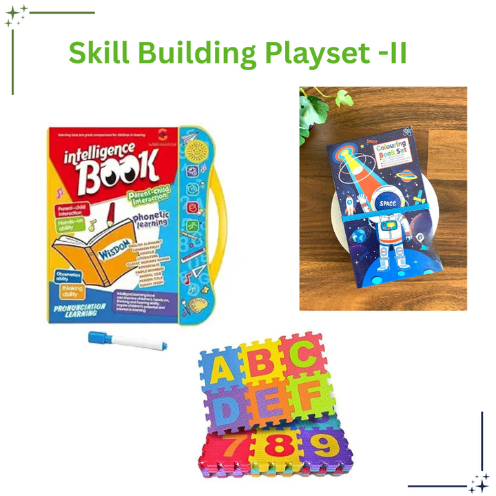 Vaayu-E-Store Skill Building Combo Set for Kids Vaayu-E-Store Skill Building Playset Combo – 3-in-1 Learning Pack for Kids