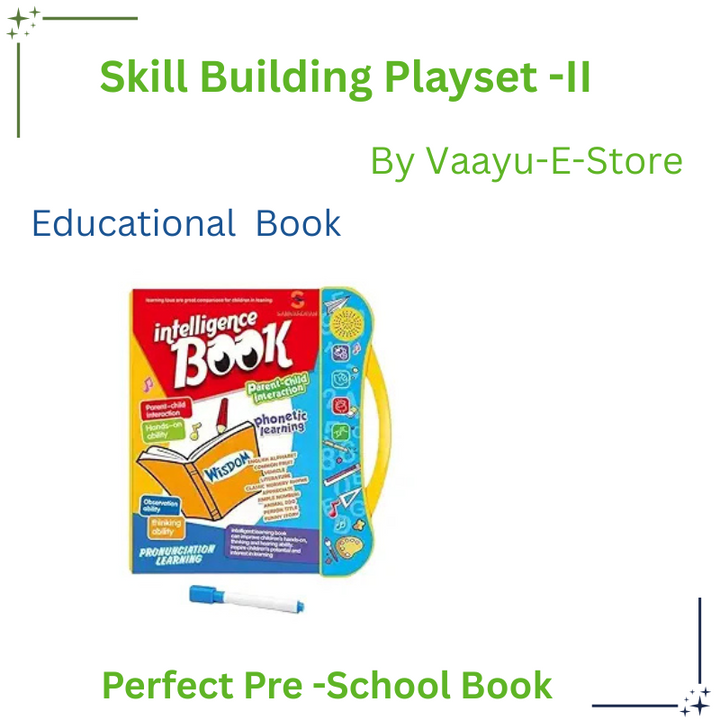Musical Phonics Learning Book for Toddlers  Interactive ABC Phonics Book with Music – Educational Toy by Vaayu-E-Store