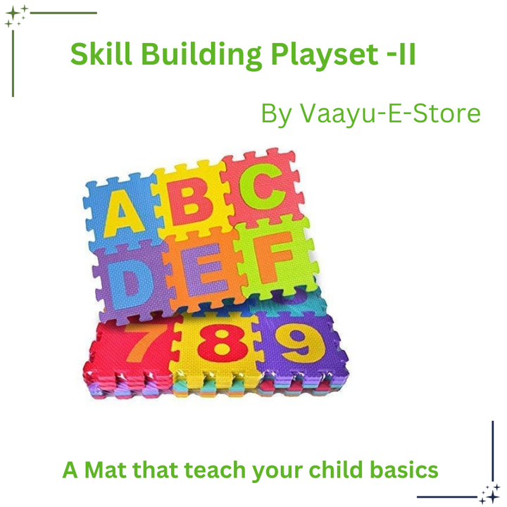 Mini Puzzle Foam Mat for Children, Astronaut Coloring & Scratch Art Book for Kids – Vaayu-E-Store Creativity Set