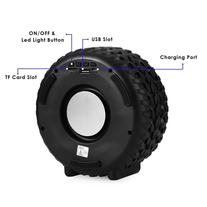 MZ Bluetooth Speaker with USB, SD Card, FM Support