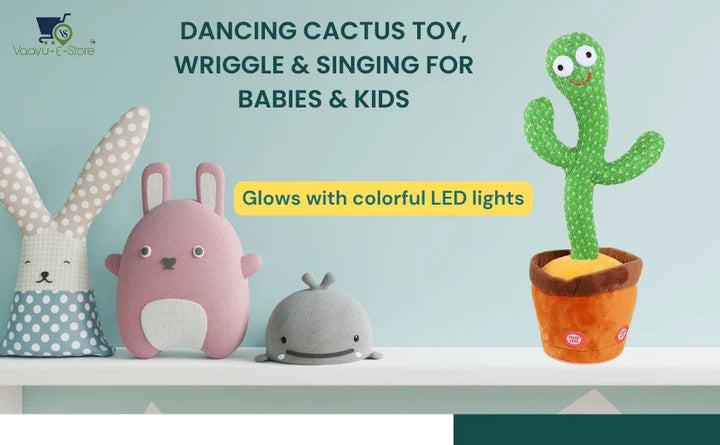 “Vaayu-E-Store USB rechargeable musical cactus toy