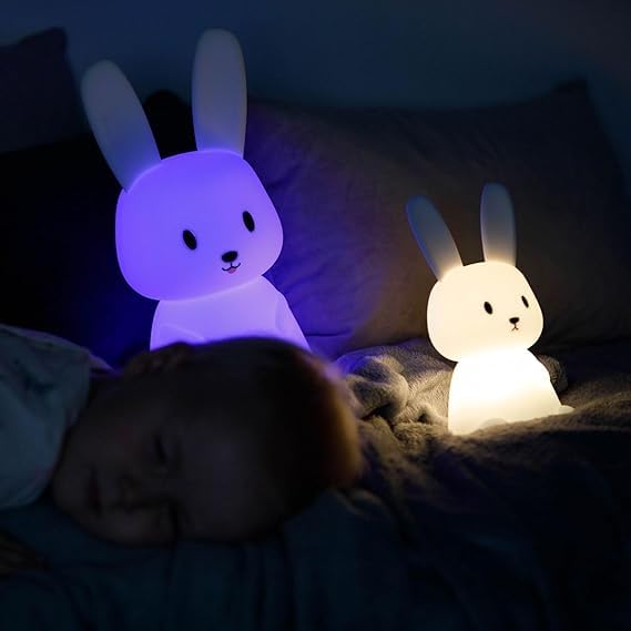 3.	bunny-silicone-lamp-charging – "USB Rechargeable Bunny Night Lamp for Nursery"