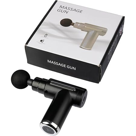Vaayu-E-Store Deep Tissue Massage Gun | Muscle Relaxer for Pain Relief, Stress & Body Ache | Portable, Rechargeable, Silent Motor | for Gym, Home & Office Use
