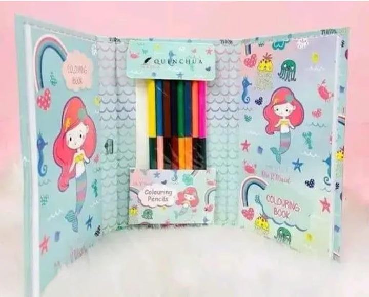 Return Gift for Kids Ages 3+ – Mermaid Art Set

Creative Drawing Book with Mermaid Illustrations