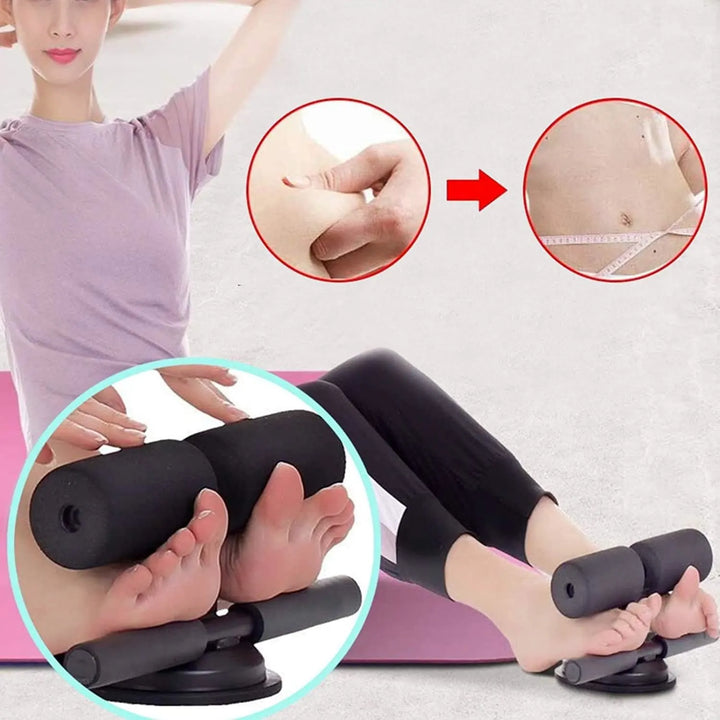 Vaayu-E-Store sit-up assistant tool attached to smooth floor