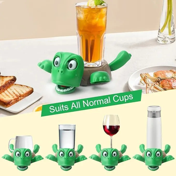 Quirky Turtle-Shaped Mug Holder – Multicolor PLA Design

