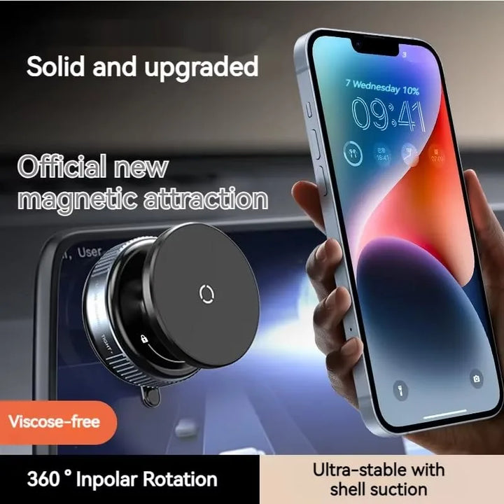 "360 degree adjustable magnetic phone mount for car"

