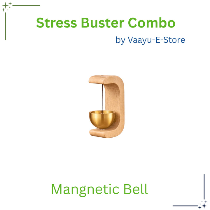 Wooden Door Chime with Brass Bell – Soothing Entry Bell by Vaayu-E-Store

