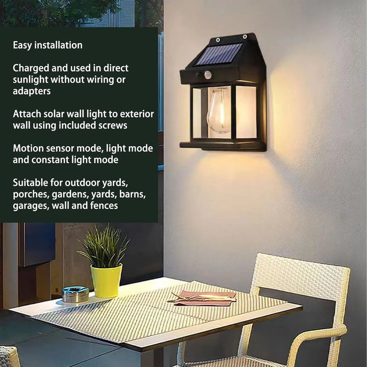 Waterproof Solar Lamp for Garden & Balcony