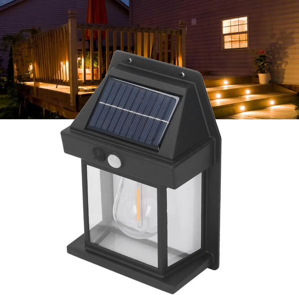 Solar Motion Sensor Wall Lamp – Outdoor LED