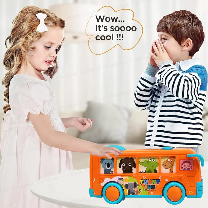 Durable pull-back vehicle toy for toddlers – FunBlast series