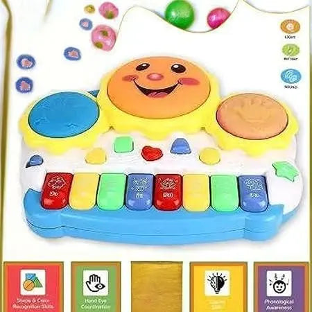 Interactive learning toy with lights and melodies for 3 year olds


