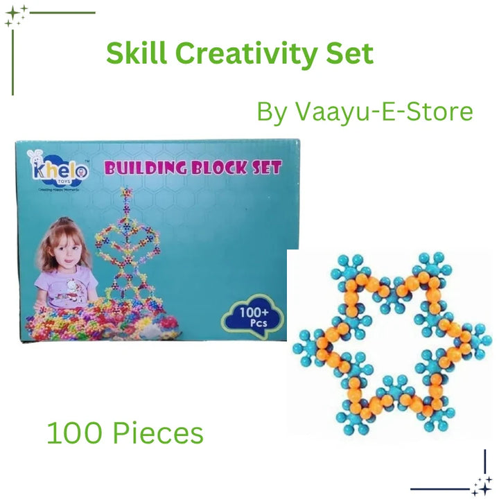 Creative Block Building Set for Toddlers – 100 Piece Pack

Khelo