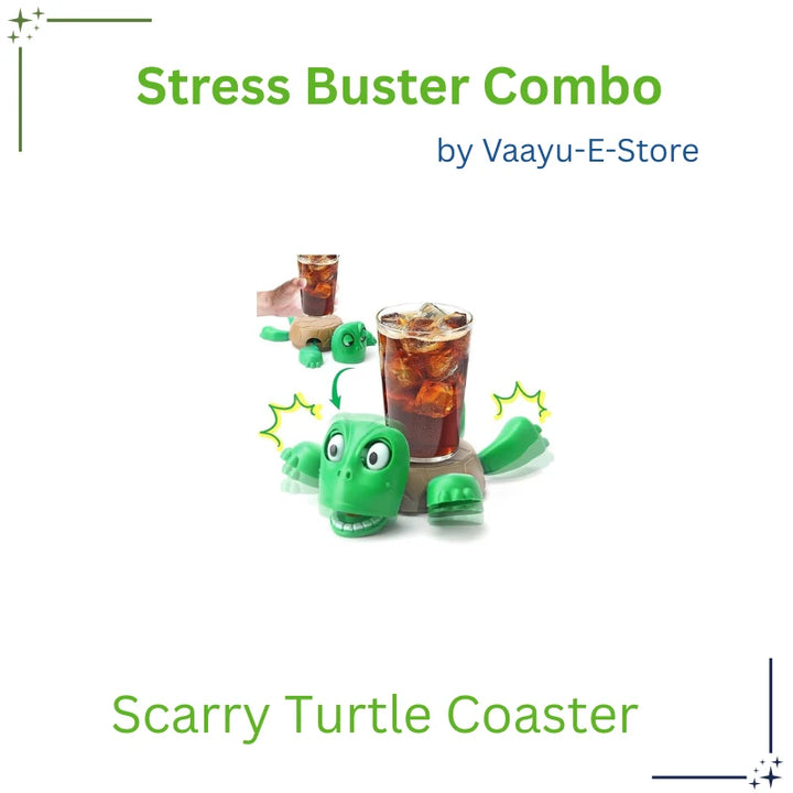 Funny Turtle Cup Holder – Quirky Desk Organizer by Vaayu-E-Store

