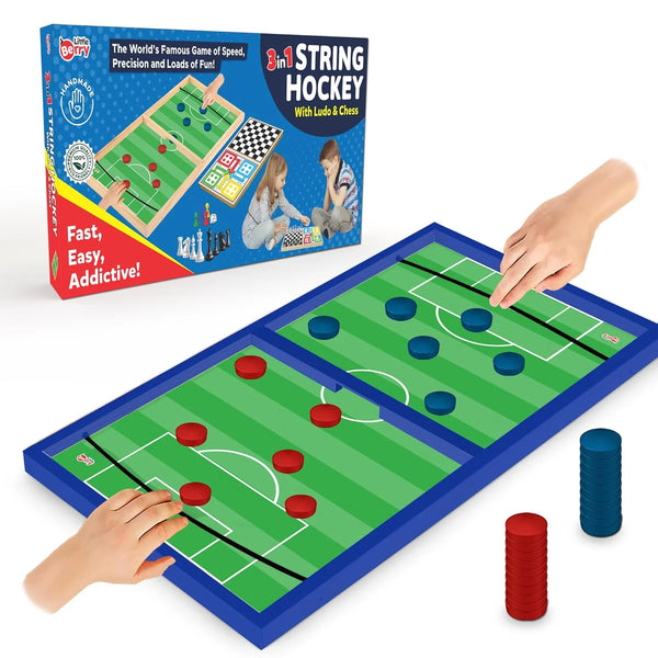 Unicorn theme string hockey game board