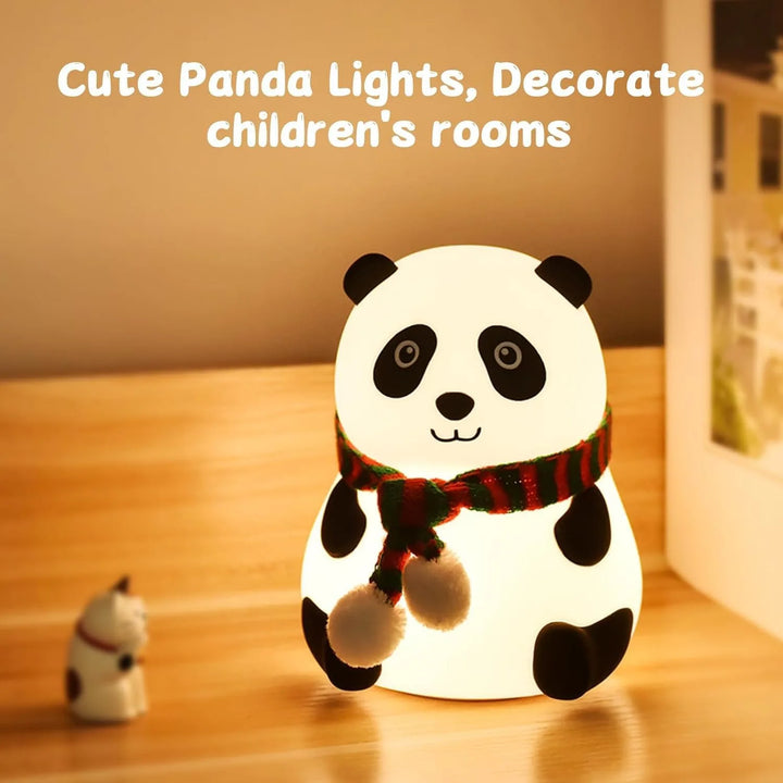 Cute Panda Night Light with Touch Sensor