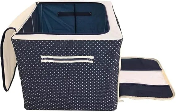 Clear window shows contents inside Vaayu‑E‑Store storage bin