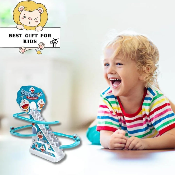 Doremon stair climbing toy ride for toddlers