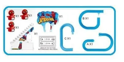 Spider-themed escalator toy for kids
