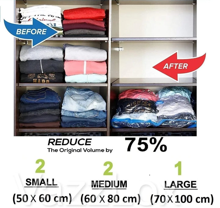 Vaayu packaging and vacuum bags ready for home use

