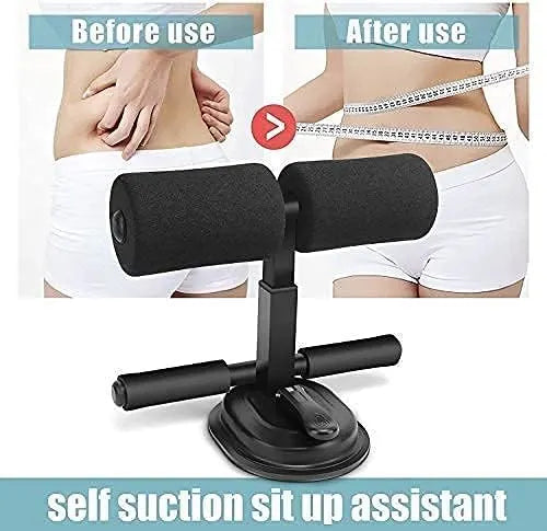 Women doing crunches with sit-up support bar