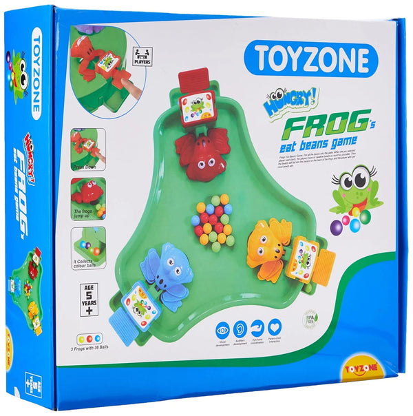 Hungry Frog 3-player marble game
