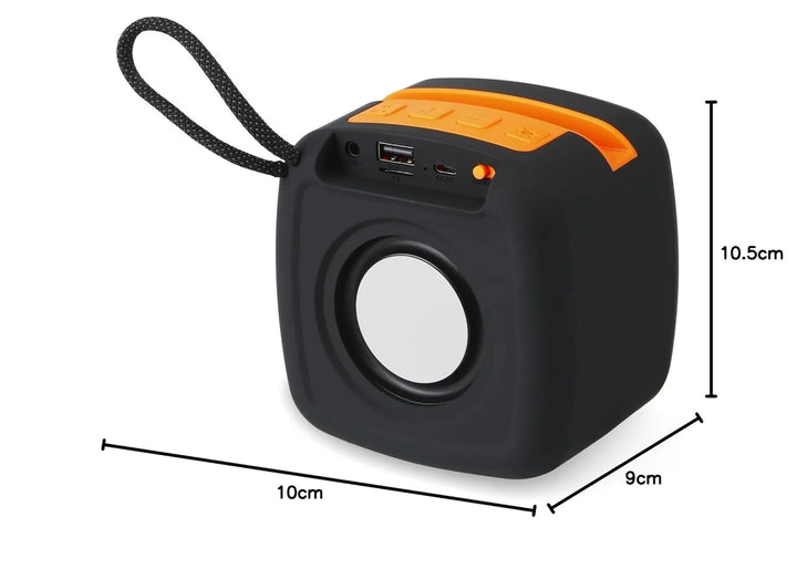 Travel-Friendly Mini Speaker with LED Lights

