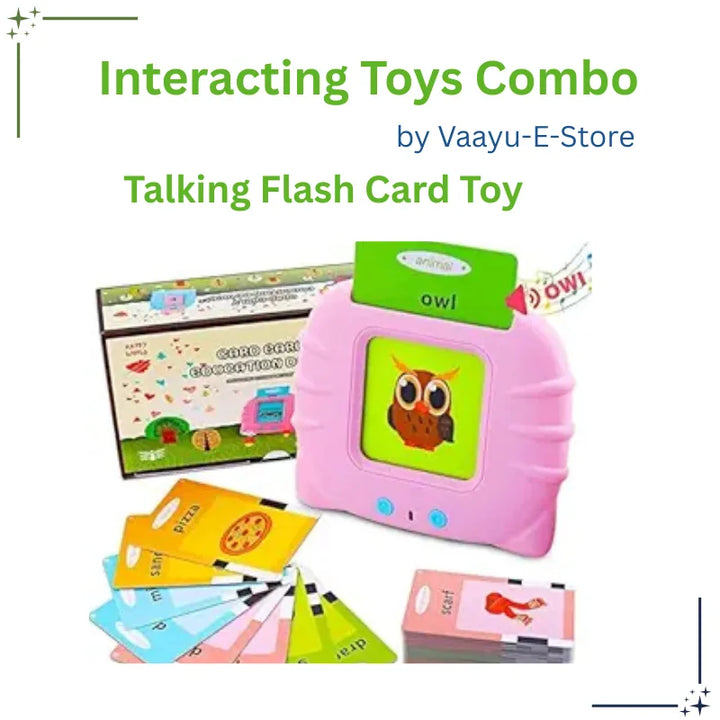 Educational Talking Flash Cards – Speech Learning Toy for Toddlers